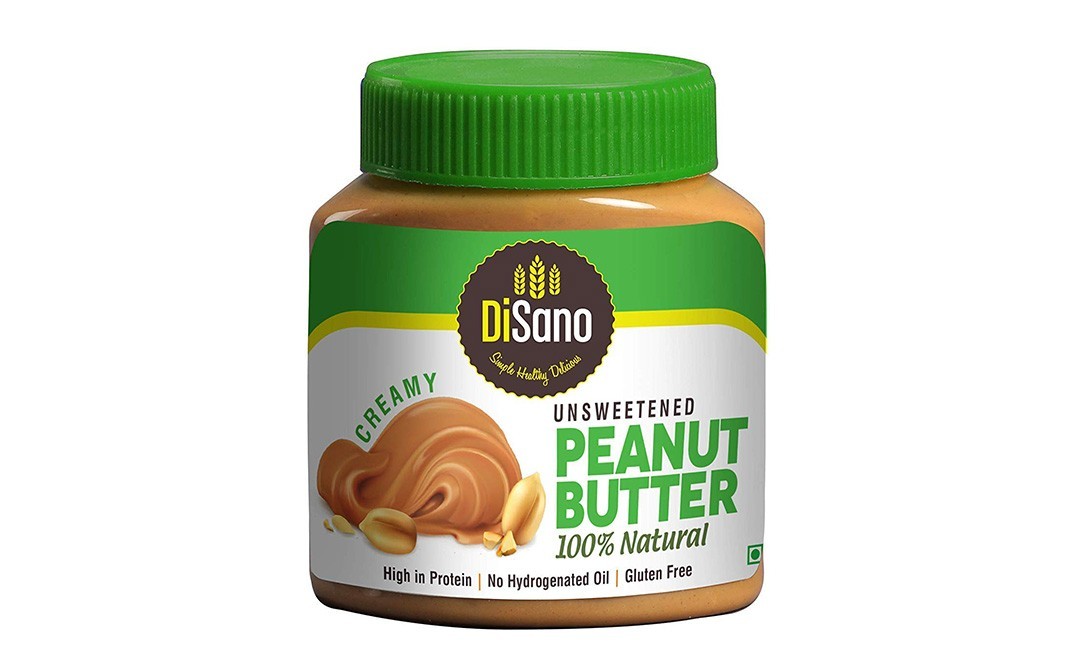 Disano Unsweetened Peanut Butter, Creamy   Plastic Jar  1 kilogram
